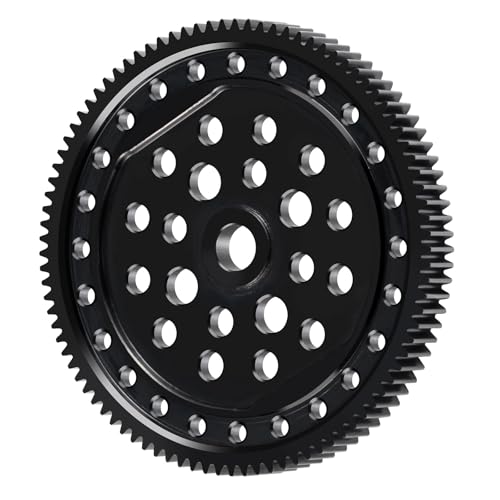 Steel 48P 93T Spur Gear for ECX 2WD Ruckus Axe Brutus Circuit AMP | MT AMP DB AMP Crush K&N Torment Horizon 1/10 RC Car Upgrades Part - size: 93T