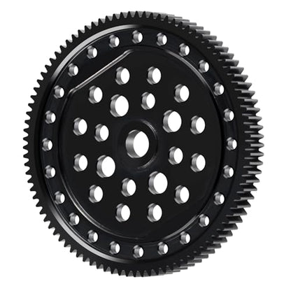 Steel 48P 93T Spur Gear for ECX 2WD Ruckus Axe Brutus Circuit AMP | MT AMP DB AMP Crush K&N Torment Horizon 1/10 RC Car Upgrades Part - size: 93T