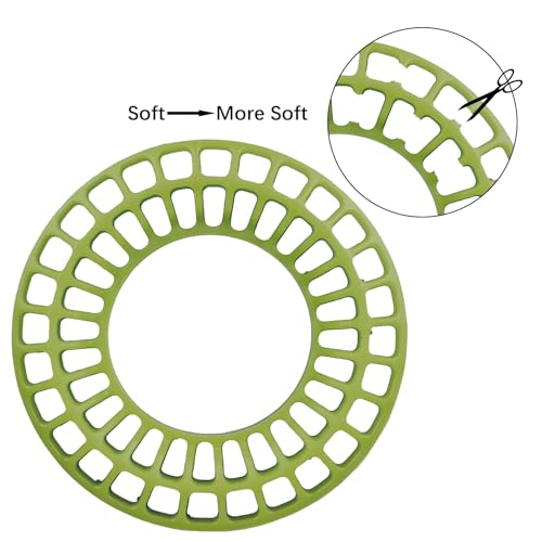 Silicone Rubber Tires Foam Inserts for 1/18 1/24 RC Crawler Fit for 1.0 inch 59-62mm*24mm Wheel Tires (4pcs Green) - color: 4pcs Green