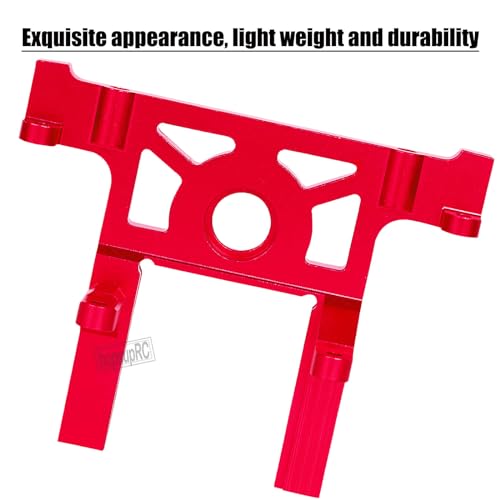 Aluminum Bearing Motor Mount Upgrades Part for 1/10 Slash 4x4 4WD Lcg.Red - color: Red(for 1/10)