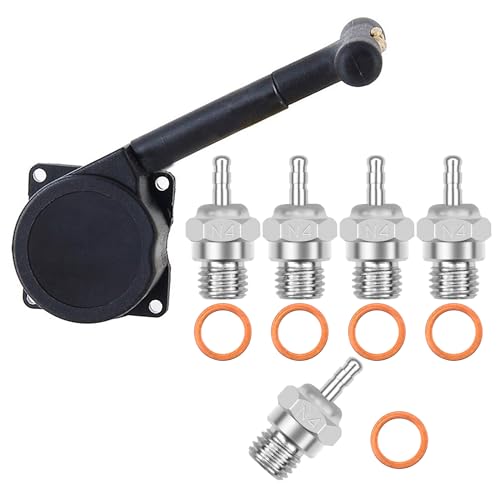RC Pull Starter R020 & RC Glow Plug #4 N4 Medium Hot Spark Nitro Engine Parts 70117