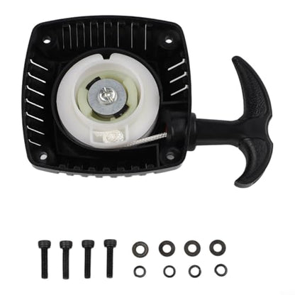 Pull Starter For HPI for baja 5B 5T RC Car, Compatible With Rovan Losi 23Cc-32cc 1/5 Scale for nitro Gas Engines, Black