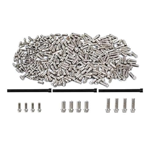 INJORA 300PCS M2 M2.5 M3 Metal Screw Kit for 1.9" 2.2" Beadlock Wheel(setA)