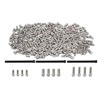 INJORA 300PCS M2 M2.5 M3 Metal Screw Kit for 1.9" 2.2" Beadlock Wheel(setA)