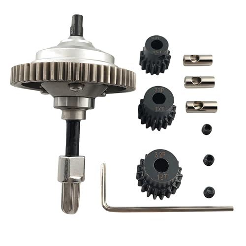 Steel Center Differential 6780 with 54T Spur Gear for Slash Hoss Rustler | 15T 17T 19T Pinion Set,Stampede,4X4,VXL,1/10 Scale,Upgrade Parts,High Strength,Precision Fit,Wear Resistant