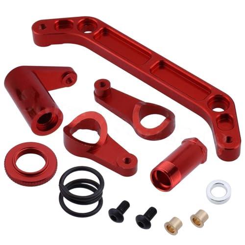 Rc Car Parts for JLB for Racing for Cheetah 1/10 Brushless RC Car for Monster Truck Upgrade Parts Steering Servo Saver Complete Set Decoration EA1009 EA1011(6870) - size: 6870