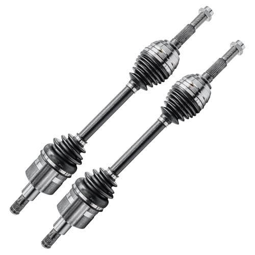 Detroit Axle - 4WD Front 2pc CV Axles for Chevrolet Trailblazer EXT | GMC Envoy XL XUV Buick Rainier Isuzu Ascender Saab 9-7x Oldsmobile Bravada, 2 CV Axle Shafts Assembly Replacement - size: 86C_AX x2/Pair