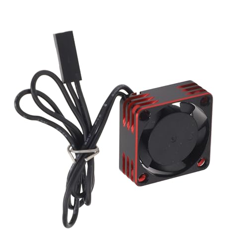 RC Motor Cooling Fan, Lightweight and Stable ESC Motor Cooling Fan 19000rpm for Replacement (Red) - color: Red