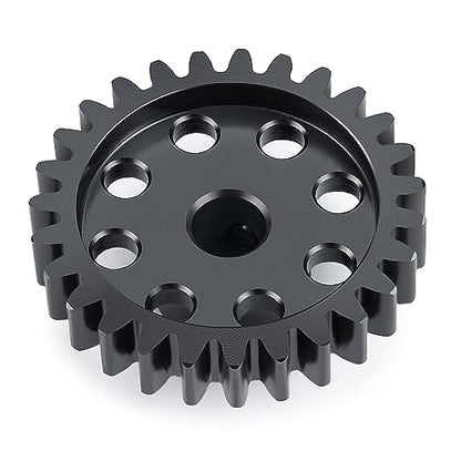 Mod 1.5 8mm Motor Gears 27T Steel Pinion Gear for 1:5 X Maxx 6S/8S | XRT 1/6 8S Monster 4WD 1/10 E-REVO Truck Upgrades - size: 27T