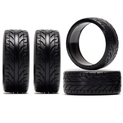 RC Tyre Tires for HSP for Traxxas for RedCat for Sakura for Tamiya for HPI 1/10 rc Car Part 4Pcs 63mm Hard Pattern Plastic Drift Tyres Tires