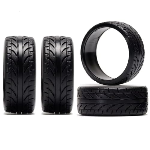 RC Tyre Tires for HSP for Traxxas for RedCat for Sakura for Tamiya for HPI 1/10 rc Car Part 4Pcs 63mm Hard Pattern Plastic Drift Tyres Tires