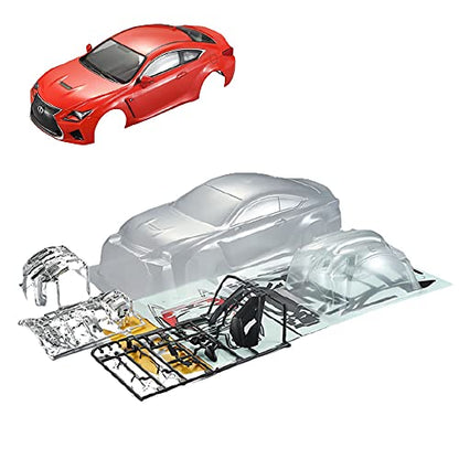 1/10 Killerbody Scale RC Onroad Racing Drift Touring Car Transparent Clear Lexan Body Shell (RCF) - style: RCF