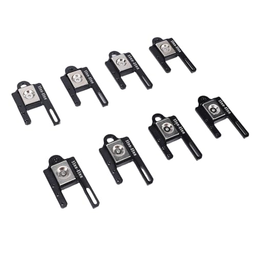 8Pcs RC Crawler Body Mounts Adjustable Magnet Body Post 1/8 1/10 Remote Control Car Cover Column Kit Black