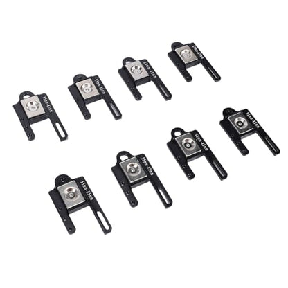 8Pcs RC Crawler Body Mounts Adjustable Magnet Body Post 1/8 1/10 Remote Control Car Cover Column Kit Black