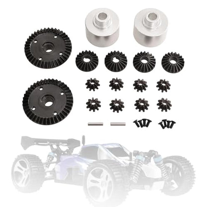 DYNWAVE RC Differential Box Center Differential Housing Replacement Aluminum Alloy Accessories Hobby Portable Diff Case Diff Carrier