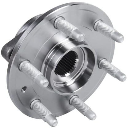 513277 Front/Rear Wheel Bearing Hub Assembly Compatible with 08-17 Enclave | 6 Lugs Front & Rear Wheel Hub Bearing Assembly with ABS Compatible with 2008-2017 Buick Enclave, 2007-2010 Saturn Outlook - size: 513277/2PCS
