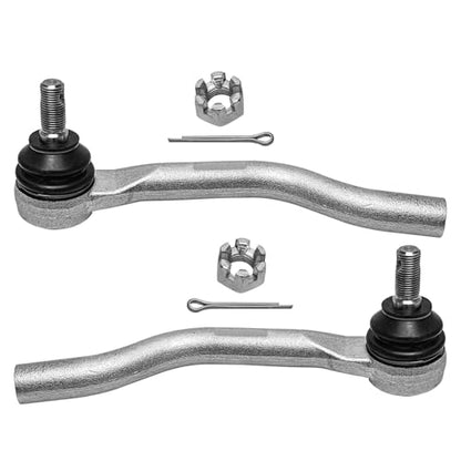 Detroit Axle - 4pc Front Steering Knuckles Kit for 2013-2016 Honda Accord | 2 Steering Knuckles & Wheel Bearing Hubs 2 Outer Tie Rod Ends 2013 2014 2015 2016 Replacement - size: 4SU50433/Kit