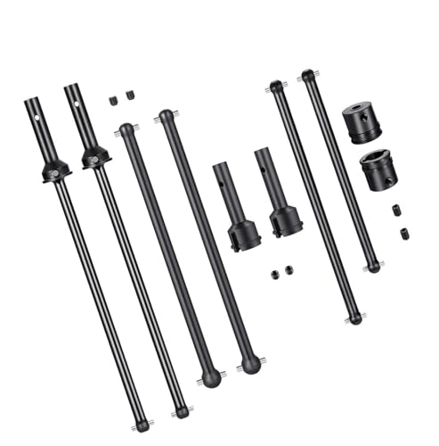 RC Car Drive Shafts for Arrma for Kraton V4 V5 1/8 Buggy RC Car Parts Driveshaft Front Rear Center Universal CVD Dog Bone Diff Cup Transmission Shaft Car Accessories(3 in 1) - size: 3 in 1