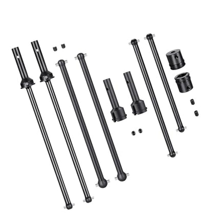 RC Car Drive Shafts for Arrma for Kraton V4 V5 1/8 Buggy RC Car Parts Driveshaft Front Rear Center Universal CVD Dog Bone Diff Cup Transmission Shaft Car Accessories(3 in 1) - size: 3 in 1
