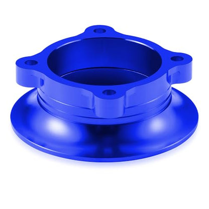 MORLORDY 25mm RC Car Cooling Fan Cover Air Inlet Channel for 1/10 Sakura D4 Drift Car Upgrade Part Upgrade Parts (Blue) - color: Blue