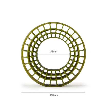 1.9 Inch Silicone Rubber Insert Foam Fit for 118-122mm 4.75" OD 1.9" Wheel Tires Inserts for 1/10 RC Crawler Accessories (Green) - color: Green