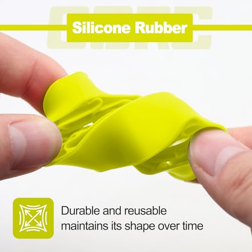 OGRC 1.0 Silicone Rubber Inserts RC Tire Inserts for TRX4M SCX24 1/18 1/24 RC Crawler Car (OD 60-64mm) - Yellow - color: Yellow