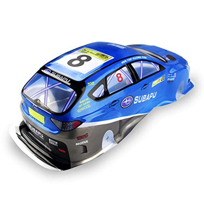 Manrock 1/10 Scale RC Painted Drift Racing Touring Onroad Car Body Shell Sti X Blue