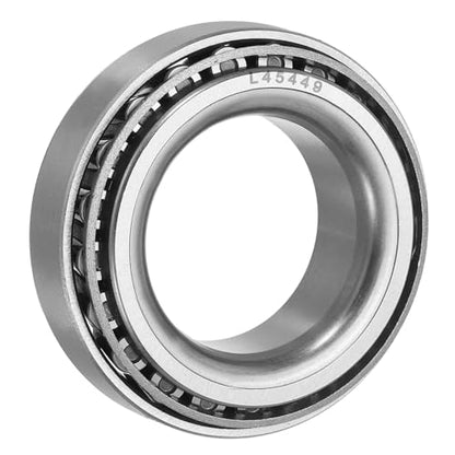 uxcell L45449/10 Tapered Roller Bearing Cone and Cup Set, 1.12" Bore x 1.97" OD x 0.57" Thick, Chrome Steel Taper Bearing Set, ABEC-3 - size: L45449/10