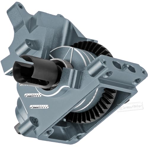 RC F/R Gearbox Case Diff 43t &10t Input Gear Upgrades for 1/8 Kraton/Outcast/Talion 6S BLX EXB,Notorious 6S BLX,1/7 Mojave 6S BLX EXB,BigRock/Fireteam 6S BLX,Titanium - color: Titanium(1set)