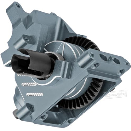 RC F/R Gearbox Case Diff 43t &10t Input Gear Upgrades for 1/8 Kraton/Outcast/Talion 6S BLX EXB,Notorious 6S BLX,1/7 Mojave 6S BLX EXB,BigRock/Fireteam 6S BLX,Titanium - color: Titanium(1set)