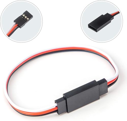 20 Pieces 3-Pin Servo Extension Cables Servo Extension Wire Cord Male to Female RC Wire Cable Connectors Compatible with Rc Jr Futaba Car Airplanes - 5 Sizes - size: 20 Pack