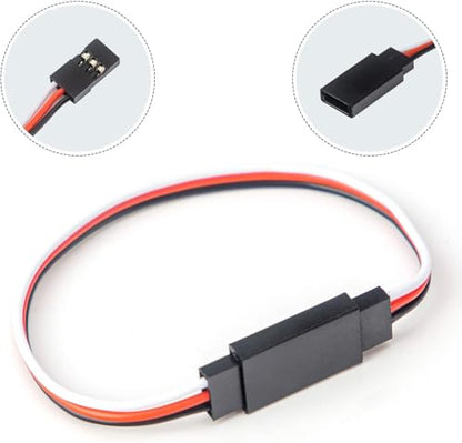 20 Pieces 3-Pin Servo Extension Cables Servo Extension Wire Cord Male to Female RC Wire Cable Connectors Compatible with Rc Jr Futaba Car Airplanes - 5 Sizes - size: 20 Pack