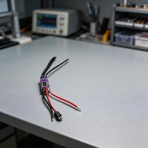 32-Bit Brushless ESC with BEC Module, Open Source Controller for AM32 Firmware, RC Crawler and Airplane Electronic Control Unit(kits)