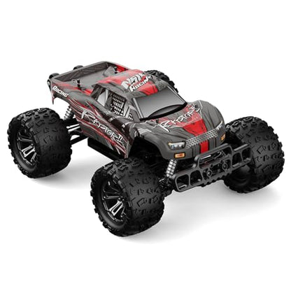 1:8 Scale Brushless RC Monster Truck for Adults, 100km/h+ High Speed 4x4 Offroad Remote Control Car for Adults with Dual 3S Rechargeable Battery Fast 4WD Remote Control Cars Buggy - style: Raptor Racing