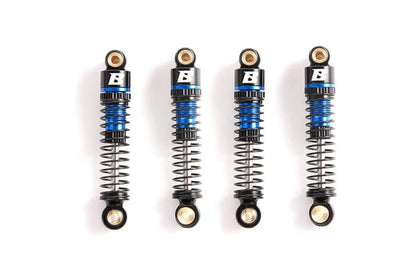 Rc Car Parts for FCX24 FCX18 1/18 1/24 Upgrade Parts: 41mm Oil-filled Aluminium Shocks (4 pcs) Blue - color: Blue