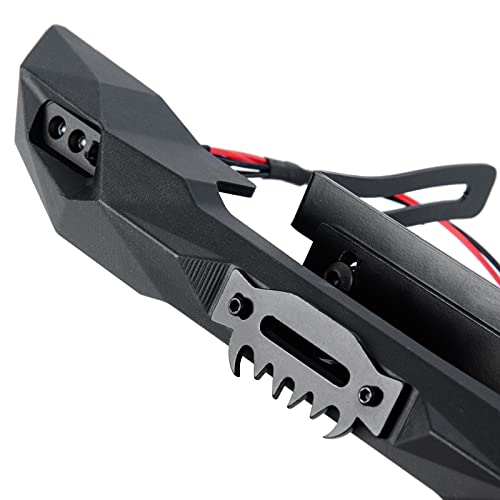 RC-Hub Metal Front Bumper with Led Light for 1/10 Axial SCX10 SCX10 II 90046 90047 TRX4 RC Crawler Car
