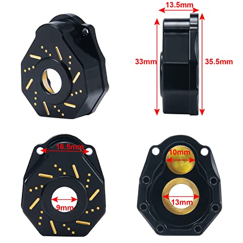 Benedict Harry Heavy Duty Steering Knuckle Portal Cover for 1/10 RC Crawler TRX-4 TRX6