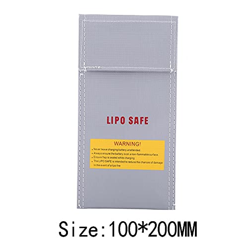 RC Battery Safety Fireproof Bag Lipo Guard Protection Charging Sack Pouch Protector 100 * 200mm