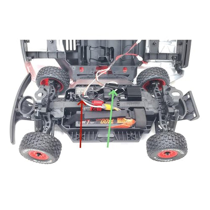 for Arrma Mojave Grom 1/14 Scale Remote Control Car Headlight and Tail Light Upgrade Lighting Kit