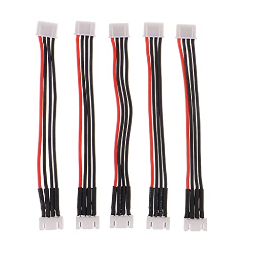 10pcs 3S 4Pins Balance Extension Cable JST-XH Male to Female Connector Plug Lipo Adapter with 5.9inch 22AWG Silicone Wire (3S 4Pins) - size: 3S 4Pins