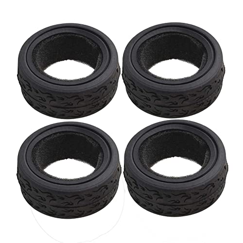 RC 1:10 On-Road Racing Car Rubber Tires Sponge Inside for HSP HPI 4PCS (K) - style: K