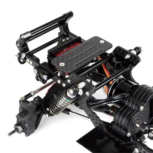 RC Car Accessories Battery Tray ESC Receiver Mount for 1/10 RC Crawler Cheater Rigs Fimonda for LCG for Chassis Lower Center of Gravity Rails