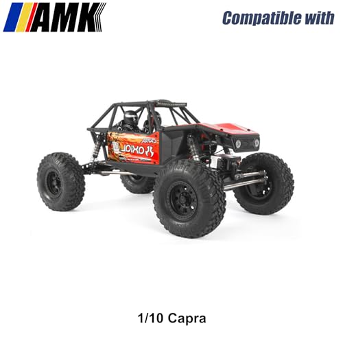 AMK 1/10 Capra Brass Kit 571g UTB10 Diff Cover Front Rear Axle Housing Portal Steering Knuckle Caps for RC Crawler Axial Capra Upgrades