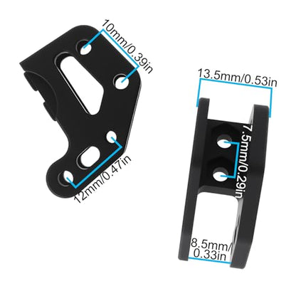 The Lord of the Tools 2pcs Lower Link Shock Mount Bracket Compatible with Axial Wraith 90018 1/10 RC Rock Crawler Car