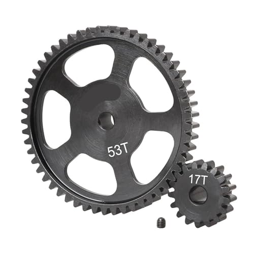 Hard Steel Transmission Gear Set Gearbox Gears for 1/10 RC Crawler Car Axial for RBX10 RYFT
