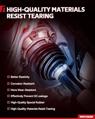 Torchbeam Front CV Axle Shaft Assembly for Jetta, Golf, Rabbit, Passat | Compatible with Volkswagen 2005 Jetta(6-speed), 2005-2014 Jetta 2.5L Automatic, 2014-2018 Jetta 1.4/1.8L Automatic - size: Jetta 2005-2018 Front