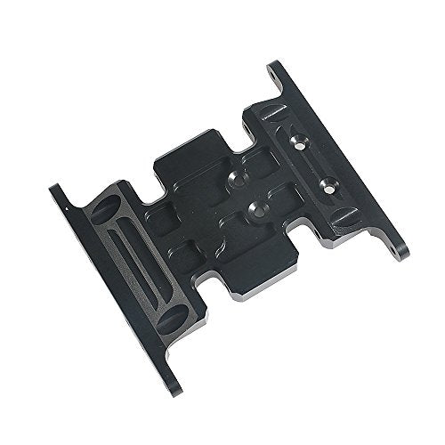 Aluminum Speed Center Skid Plate CNC Machined for 1/10 RC Axial SCX10 (Black)
