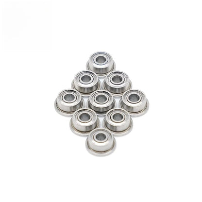 MF83ZZ Flange Bearing 3x8x3 mm ABEC-7 (10PCS) Miniature Flanged MF83 Z ZZ Ball Bearings - size: MF83ZZ 3x8x3