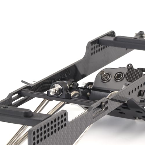 1/10 LCG Chassis Performance RC Crawler Carbon Chassis Frame for Axial AR44 SCX10 II Capra Vanquish F10 Axle (Link Set) - size: Link Set