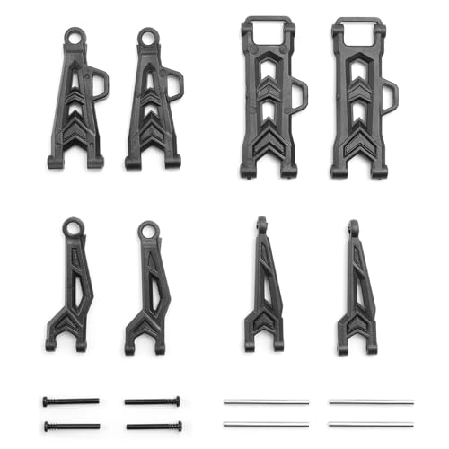 HAIBOXING 1/18 RC Car Spare Parts, Full Set Rear Upper & Lower Suspension Arms with Front & Rear Hinge Pins, Replacement for 2025 Version 18859E / 18858E / 18872/18856 RC Trucks (P1805-P1806)